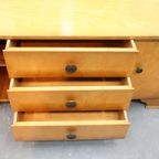 Vintage Kaptafel Met Drieluik Spiegel thumbnail 9