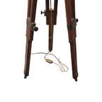 Industriële Houten Statief Vloerlamp thumbnail 3