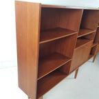 Vintage Grote Buffetkast | Highboard Teak Danish thumbnail 9