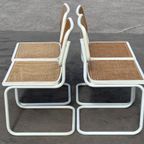 Set Van 4 Cesca Stoelen In Wit Eetkamerstoelen Design thumbnail 11