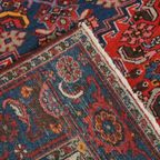 Kleurrijk Vintage Oosters Handgeknoopt Vloerkleed Met Prachtige Patronen 201x139cm thumbnail 8