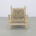 Vintage Fauteuil Low Rope Chair 1970 thumbnail 6