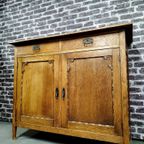 Oud Eiken Dressoir / Meidenkast / Commode / Ladekast thumbnail 7