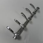 Aluminium Vintage Wandkapstok Met 5 Haken, Jaren 50 thumbnail 10