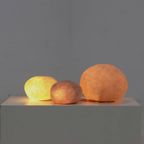 Set Of 3 'Dora' Moon Rock Lamps By Andre Cazenave For Atelier A France 1969 thumbnail 2