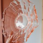 Roze Persglas Schaal Zakdoek Serveerschaal thumbnail 3
