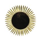 Mid Century Verkoperd Metalen Zonnespiegel Deknudt Convex 54Cm thumbnail 3