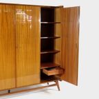 Vintage Scandinavisch Design 4-deurs Kledingkast In Teak, 1960s thumbnail 8