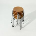 4 X Industrial Stool Dutch Design 1960s thumbnail 9