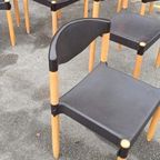 12 X Vintage Strax Stoelen, Hartmut Lohmeyer Voor Casala. thumbnail 10