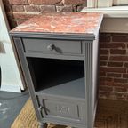 Grijs Nachtkastje Marmer Blad thumbnail 4