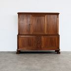 Vintage Wandkast | Highboard | Jaren 50 | Zweden thumbnail 7