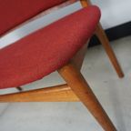 Rare Teak And Oak Bench By Arne Hovmand-olsen For <<<brand>>>, Denmark, 1950s thumbnail 5