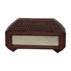 Antieke Tramp Art Doos Met Spiegels Folk Art Verzamelobject thumbnail 12