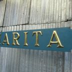 Marita, 2 X Vintage Metalen Naamborden Van Schip, Boot thumbnail 6