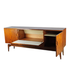 Mid Century Teak/wit Dressoir 1960s thumbnail 8
