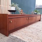 Mid Century Design Lowboard Tv-Meubel Palissander Dressoir thumbnail 4