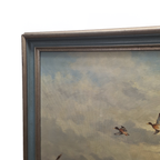 Landschap Schilderij Met Eenden D. Vd Velde thumbnail 5
