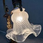Art Nouveau Tafellamp – Bloem thumbnail 4