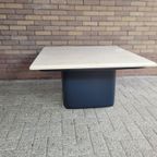 De Sede Salontafel- Travertin Met Leder thumbnail 6