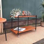 Vintage Design Trolley Pastoe Stijl Mid Century Bijzettafel thumbnail 5