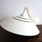 Vintage Design Deense Pendel Hanglamp Wit, Jaren '70/'80 thumbnail 2