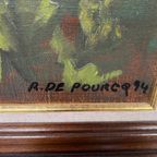 Signed Still Life With Tulips. thumbnail 5