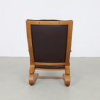 Lounge Chair In Leather By Nelo Möbel Sweden, 1970S thumbnail 5