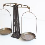 Eiffel Style Castiron And Brass Pharmancy Balance, 1900S thumbnail 14