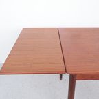 Klein Uitschuifbare Teak Eettafel, 1960S thumbnail 12