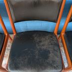 4x Deens Design Stoelen, Søren Willadsen, Midcentury thumbnail 7