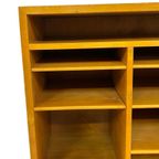Vintage Kastje Open Kast In Berken Jaren 60 Design thumbnail 7