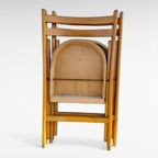 2x Mid Century Design Beukenhout Klapstoelen. thumbnail 5