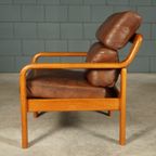 Vintage Leren Fauteuil – L. Olsen & Søn – Møbelfabrik K/s – Jaren 60 thumbnail 7
