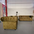 Brighton 3-zits Classic Bank – Juke Olive 53 Stof thumbnail 3