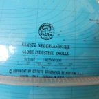 Retro Vintage Wereldbol Globe Lamp Tafellamp Uit 1973 thumbnail 7