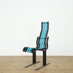 Post Modern Lounge Chair Model “Scheletro” By Swedish Architect Kari Asikainen For P. O. Korhonen thumbnail 2