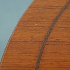 Mooie En In Goede Staat Verkerende Ronde Art Deco Schuitema Design Bijzet/ Salontafel thumbnail 13