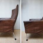 Vintage Montis Charly Flex Fauteuil Bruin Leder, Gerard Van Den Berg Voor Montis thumbnail 14