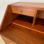 Charmante Deense Secretaire Cq Kaptafel, 1960'S thumbnail 7