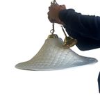 Vintage Hanglamp In Glas / Heksenlamp Massive thumbnail 7