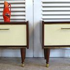 Mooie Vintage Highboard Midcentury Retro Buffet Wandkast thumbnail 20