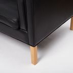Leather Sofa Produced By Hurup Møbelfabrik, Denmark 1970S. thumbnail 2