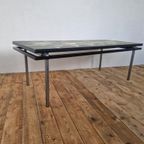 Mid Century Natuurstenen Tafel Met Zwevend Blad Design. thumbnail 3
