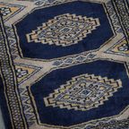 Subtiel Sierkleedje/ Loper Met Blauw En Beige Tinten 67x30cm thumbnail 2