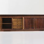 Vintage Italian Sideboard Solid Wood 1960s thumbnail 2