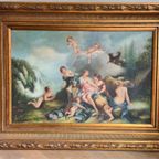Groot Schilderij Naar "the Abduction Of Europa" Van François Boucher thumbnail 11