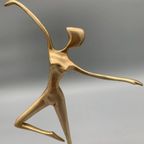 Messing Ballerina Op Koperen Voet 60's thumbnail 3