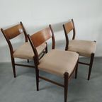 Design Eetkamerstoelen C. Braakman Type Sa 10 Voor Pastoe (jaren 50) thumbnail 7