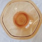 Vintage Okergele Schaal Persglas thumbnail 7